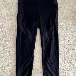 LULULEMON Uncovered Strength High-Rise Crop *23" Black size 8